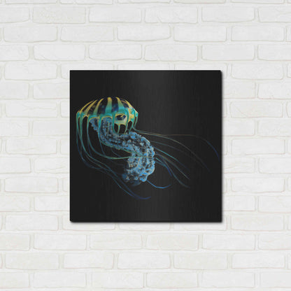 Luxe Metal Art 'The Deep Rastafari' by Epic Portfolio Metal Wall Art,24x24