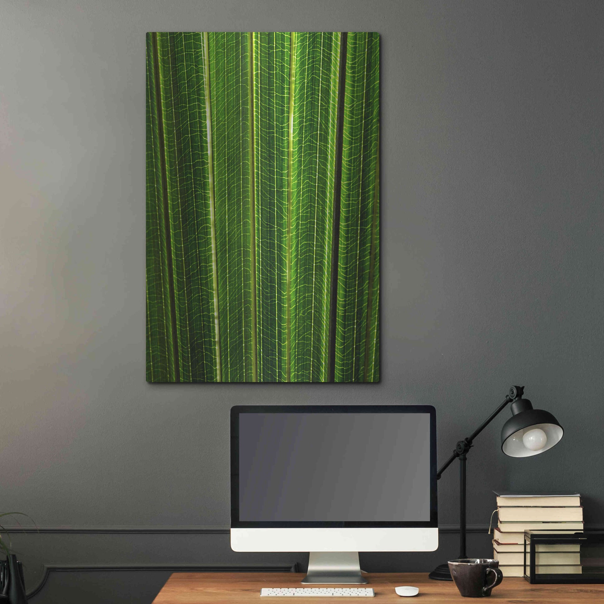 Luxe Metal Art 'The Great Green Wall' by Epic Portfolio Metal Wall Art,24x36