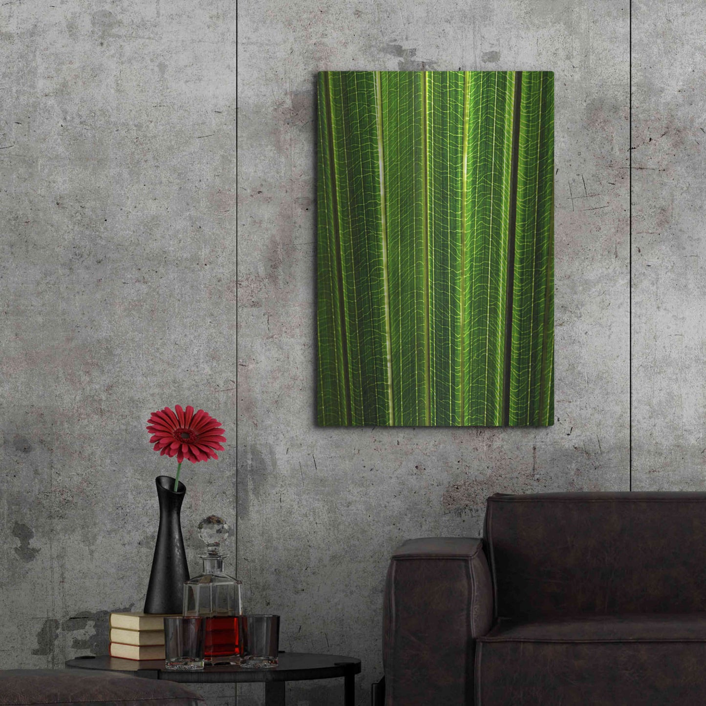 Luxe Metal Art 'The Great Green Wall' by Epic Portfolio Metal Wall Art,24x36