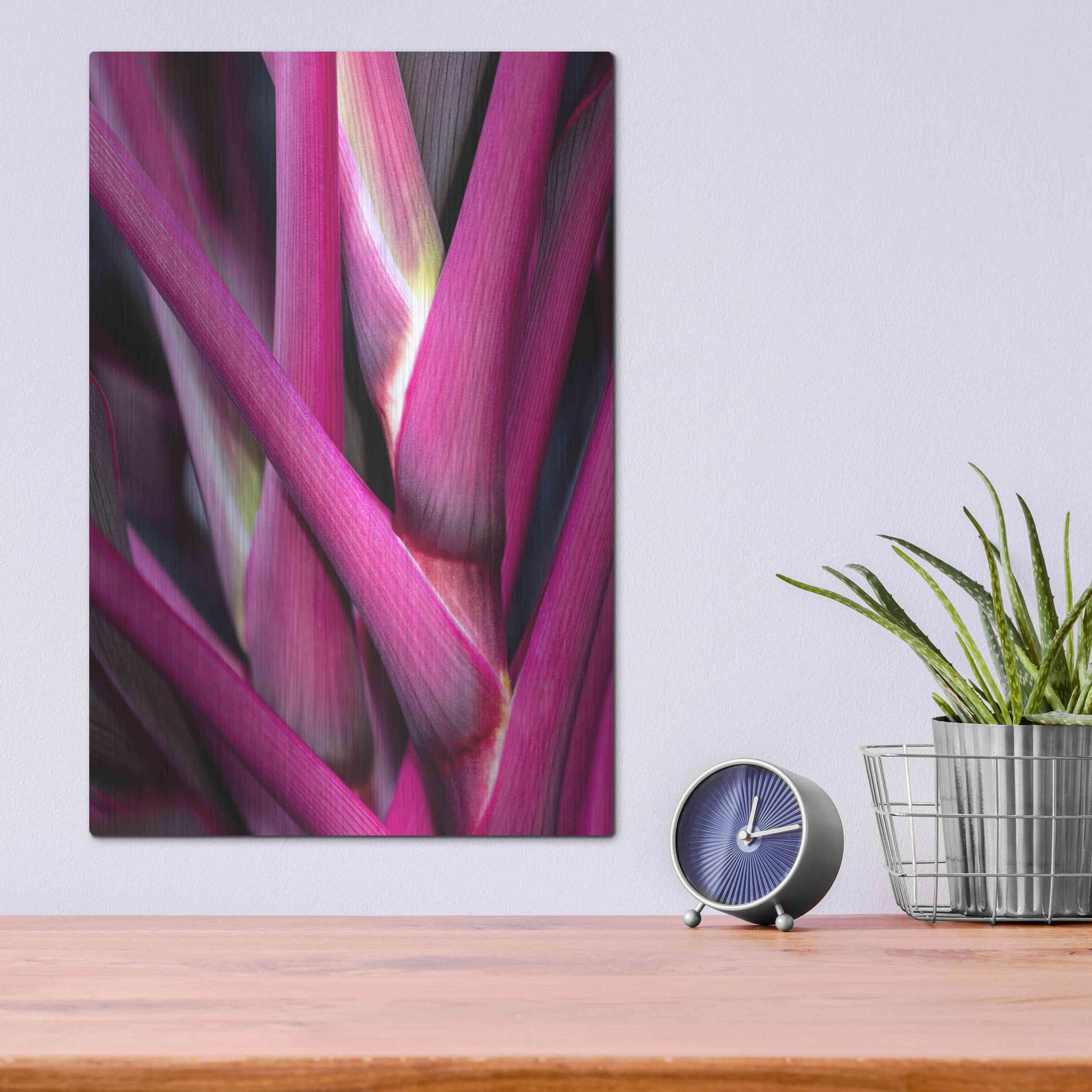 Luxe Metal Art 'The Pink Guardsman' by Epic Portfolio Metal Wall Art,12x16