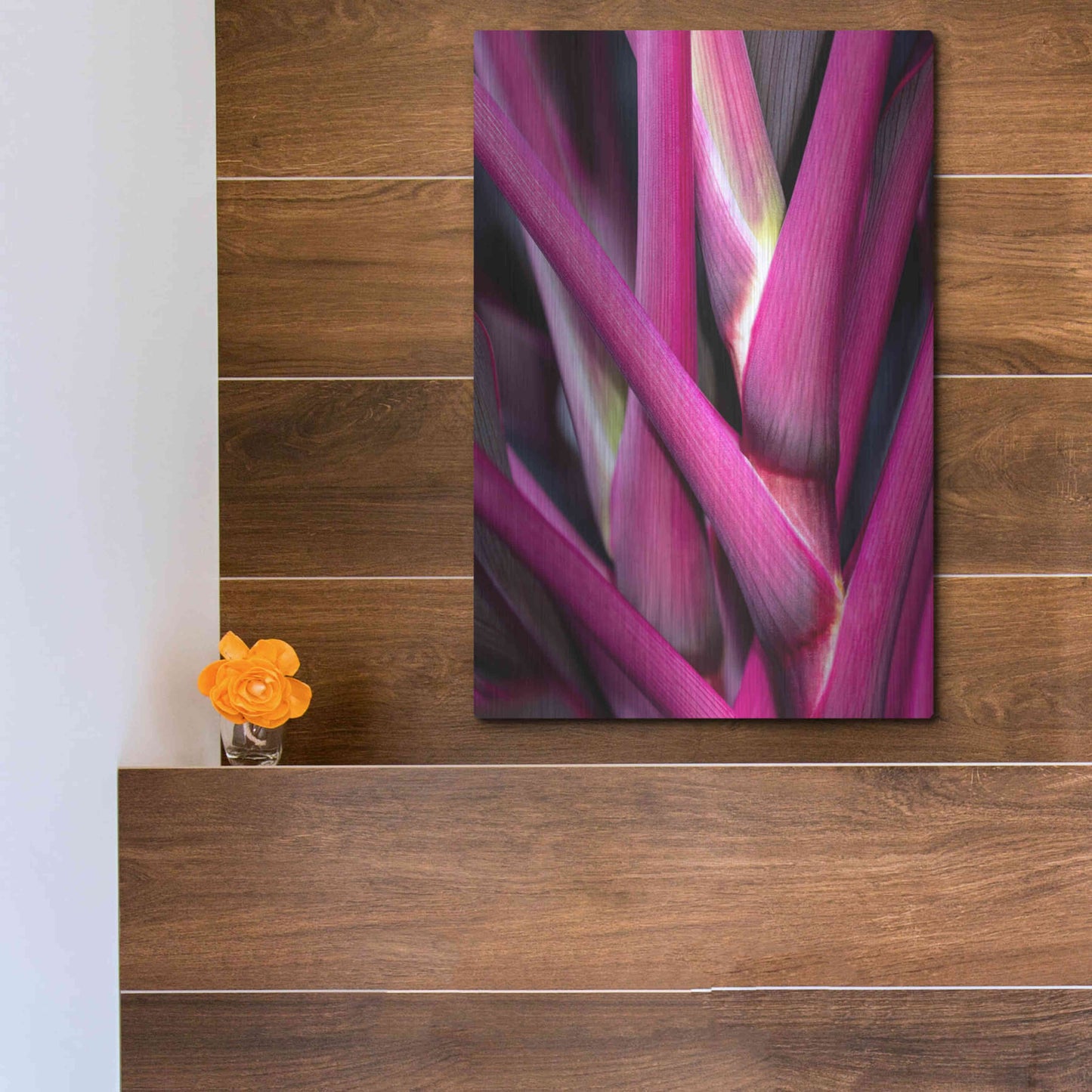 Luxe Metal Art 'The Pink Guardsman' by Epic Portfolio Metal Wall Art,12x16