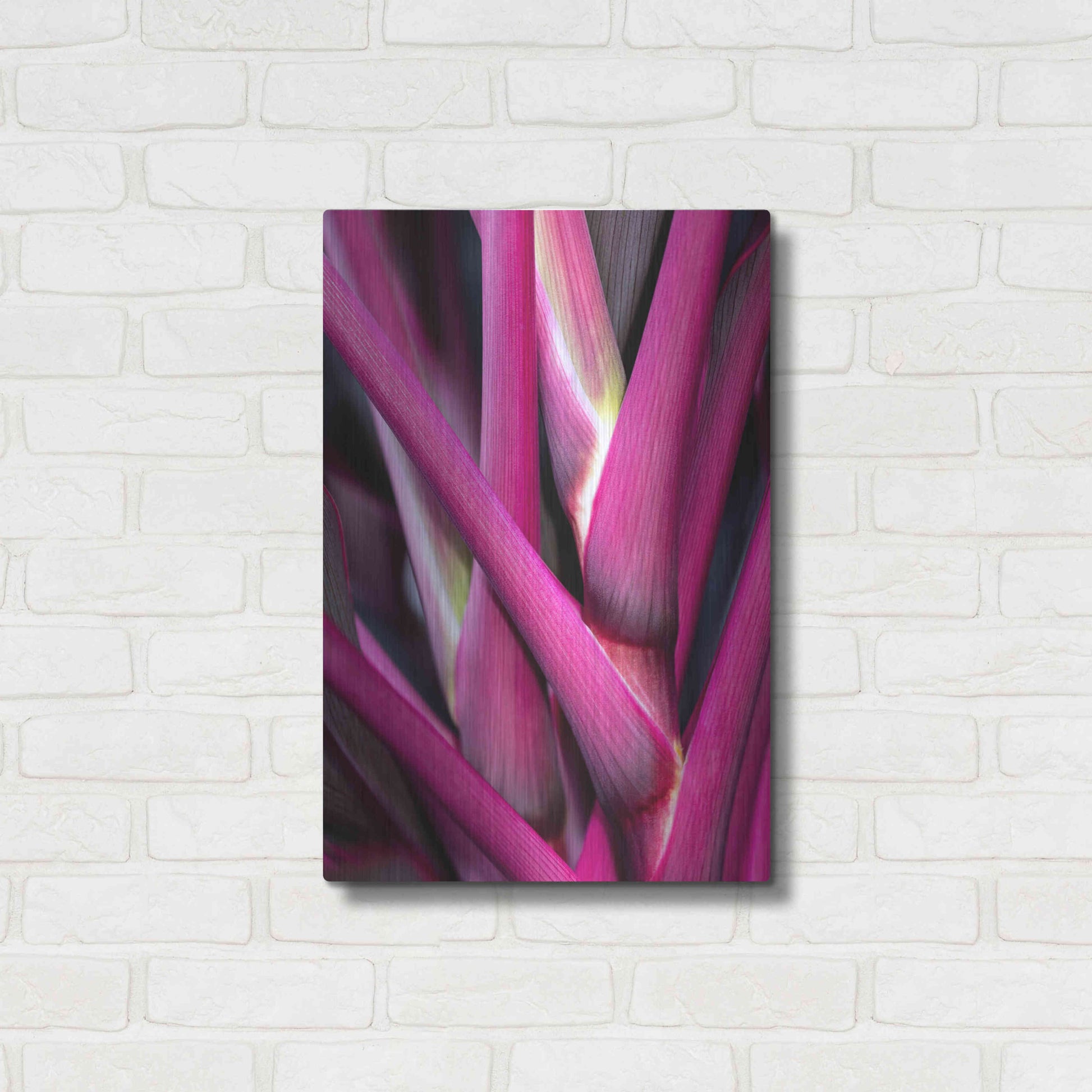 Luxe Metal Art 'The Pink Guardsman' by Epic Portfolio Metal Wall Art,16x24