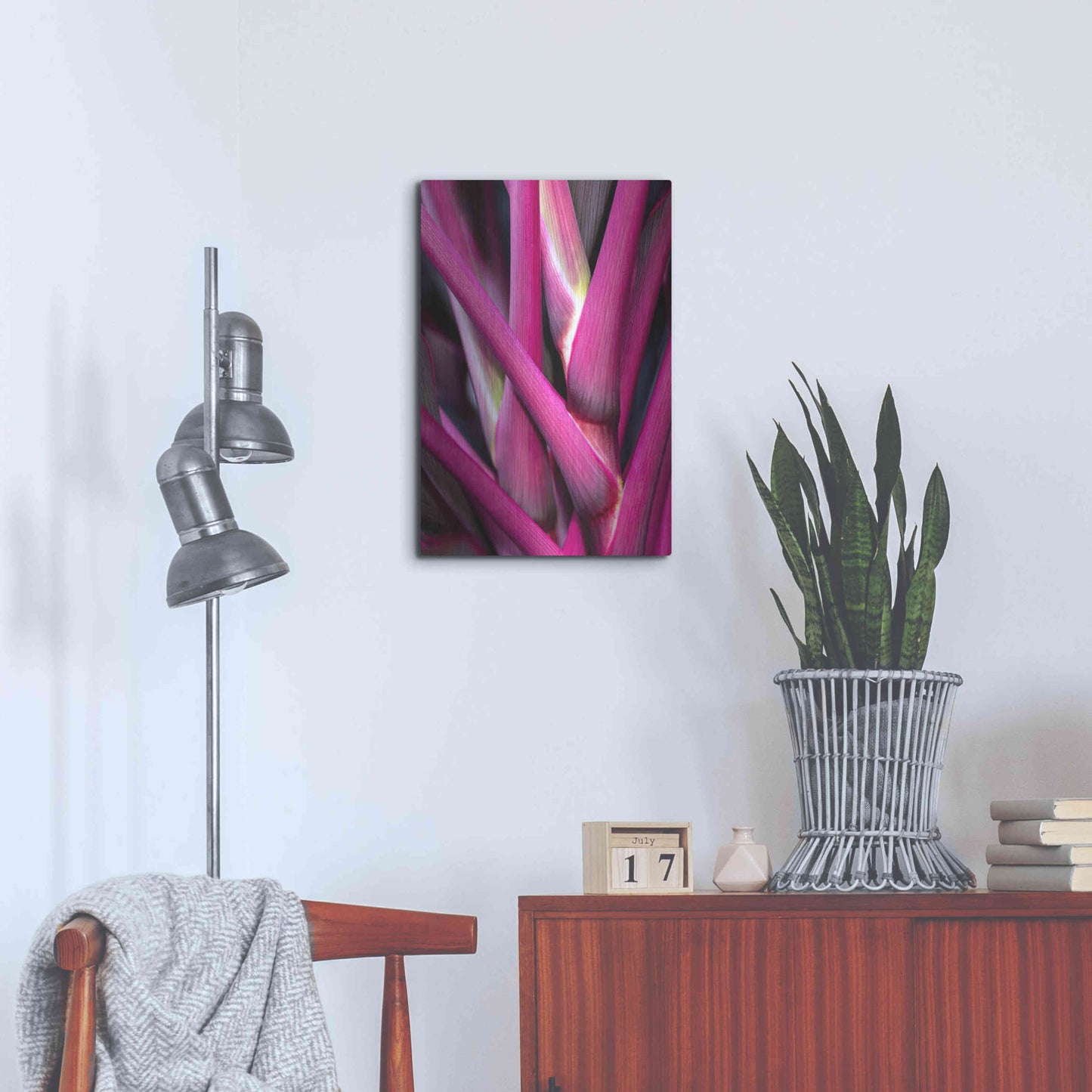 Luxe Metal Art 'The Pink Guardsman' by Epic Portfolio Metal Wall Art,16x24