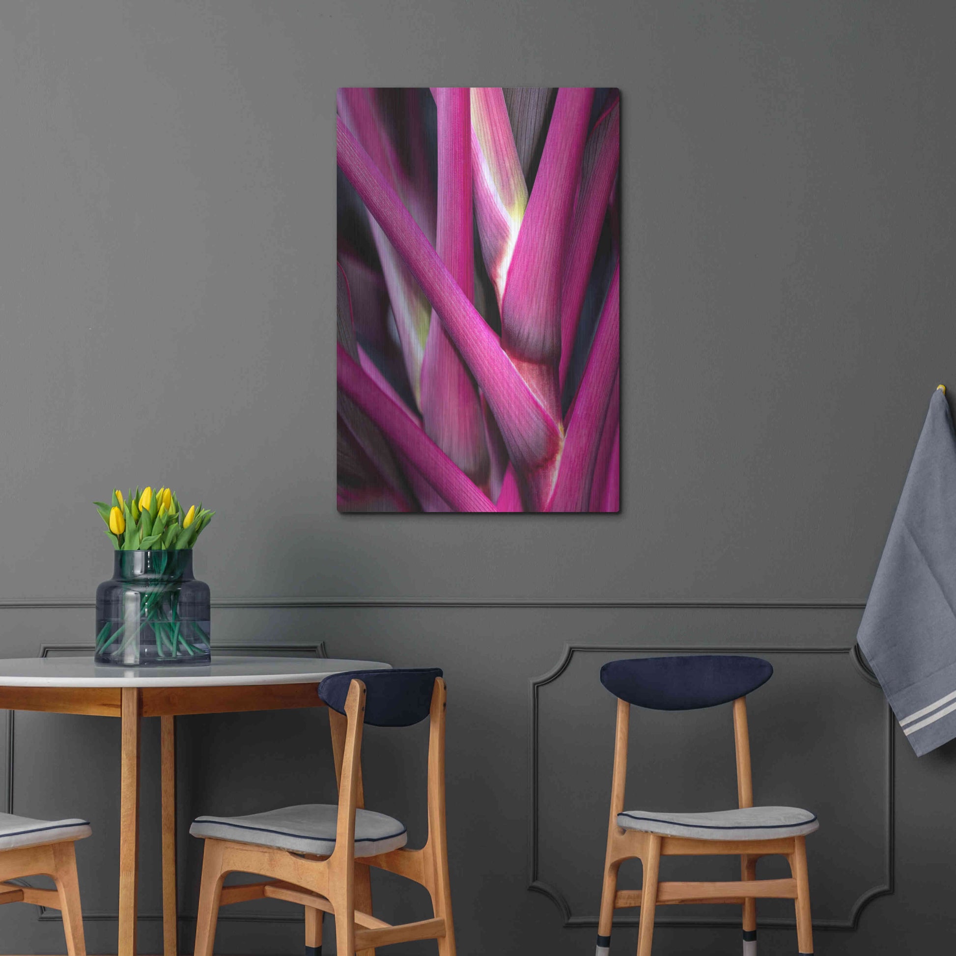 Luxe Metal Art 'The Pink Guardsman' by Epic Portfolio Metal Wall Art,24x36