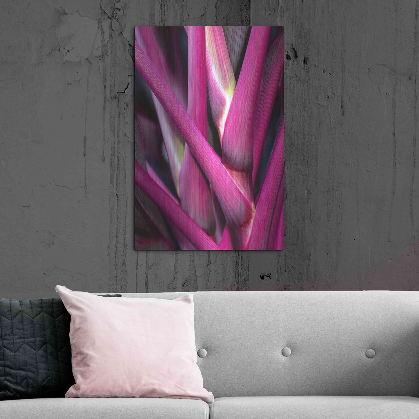Luxe Metal Art 'The Pink Guardsman' by Epic Portfolio Metal Wall Art,24x36
