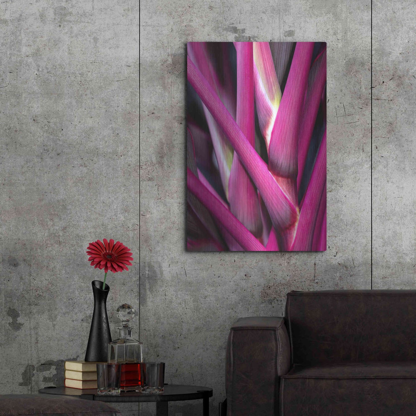 Luxe Metal Art 'The Pink Guardsman' by Epic Portfolio Metal Wall Art,24x36