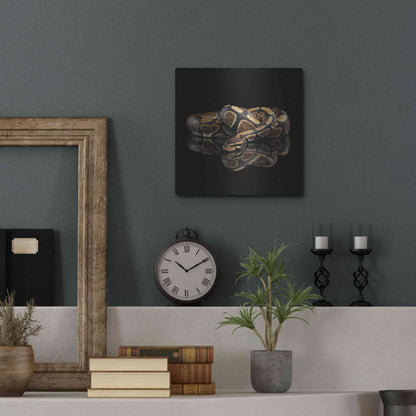 Luxe Metal Art 'Twisted' by Epic Portfolio Metal Wall Art,12x12