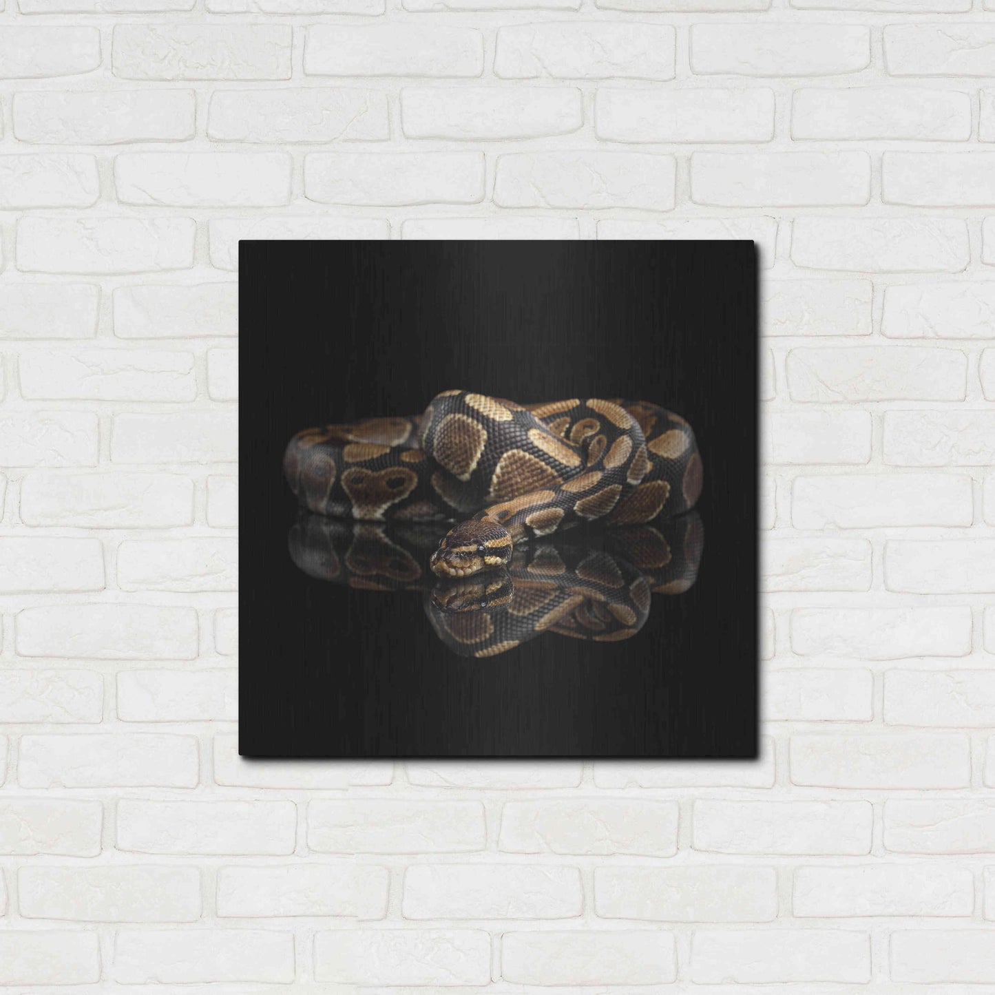 Luxe Metal Art 'Twisted' by Epic Portfolio Metal Wall Art,24x24