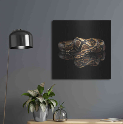 Luxe Metal Art 'Twisted' by Epic Portfolio Metal Wall Art,24x24