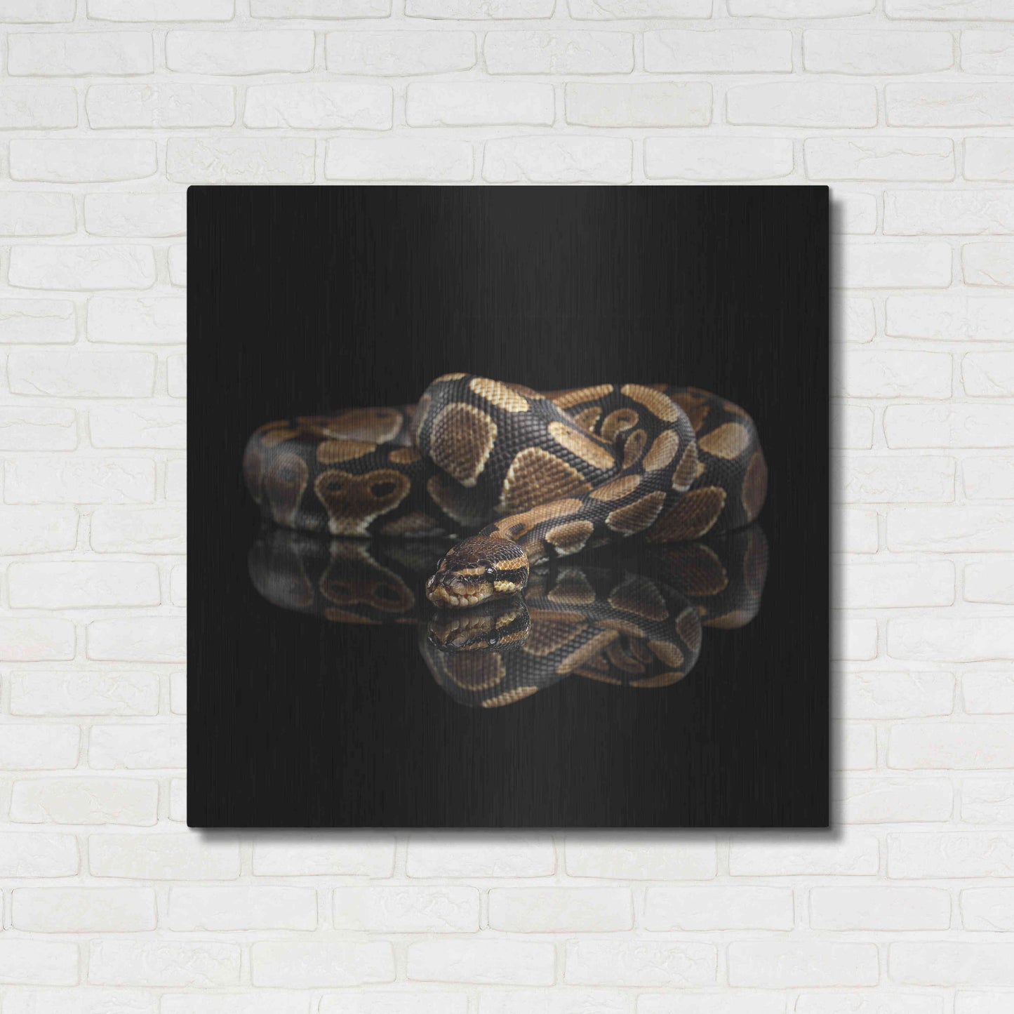 Luxe Metal Art 'Twisted' by Epic Portfolio Metal Wall Art,36x36