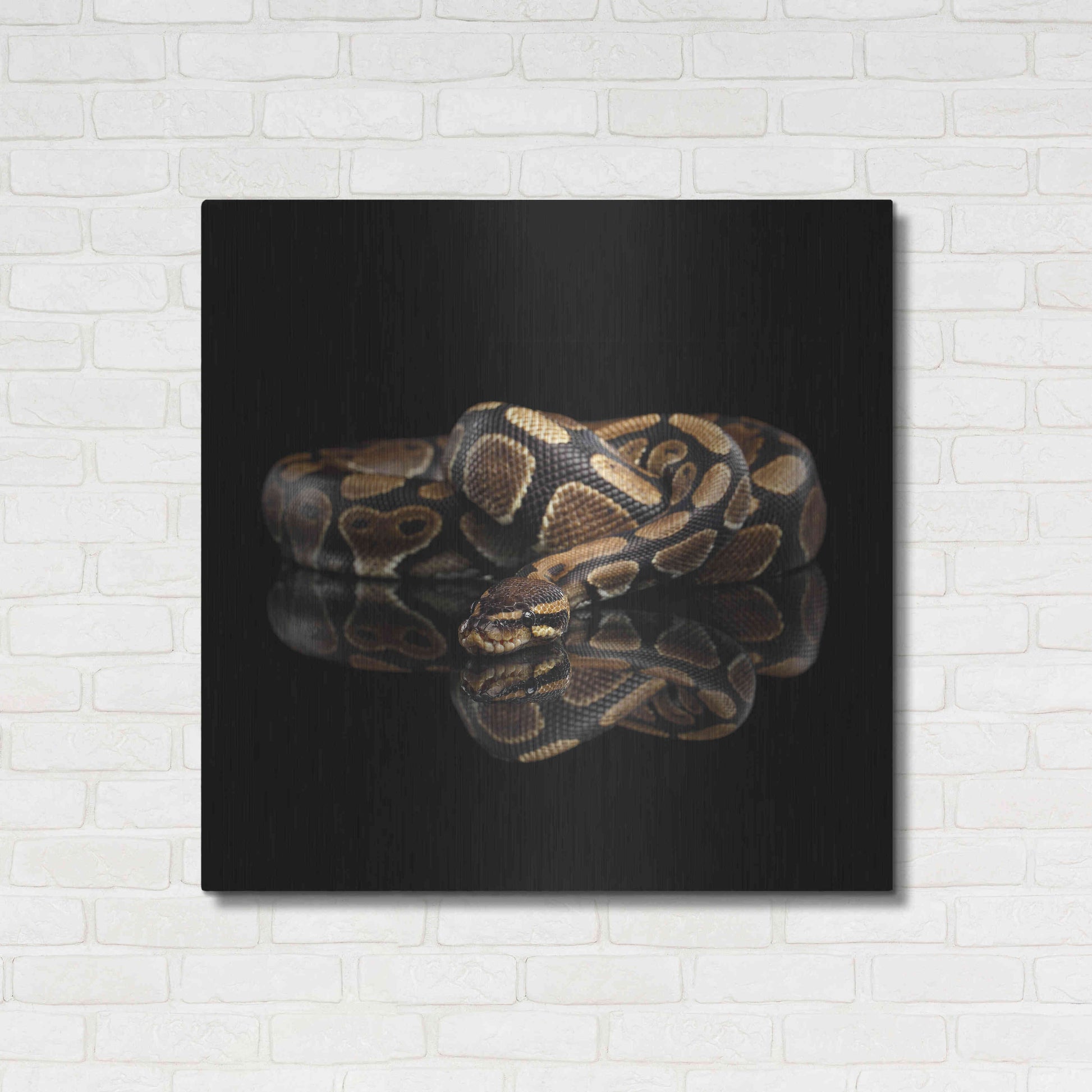 Luxe Metal Art 'Twisted' by Epic Portfolio Metal Wall Art,36x36