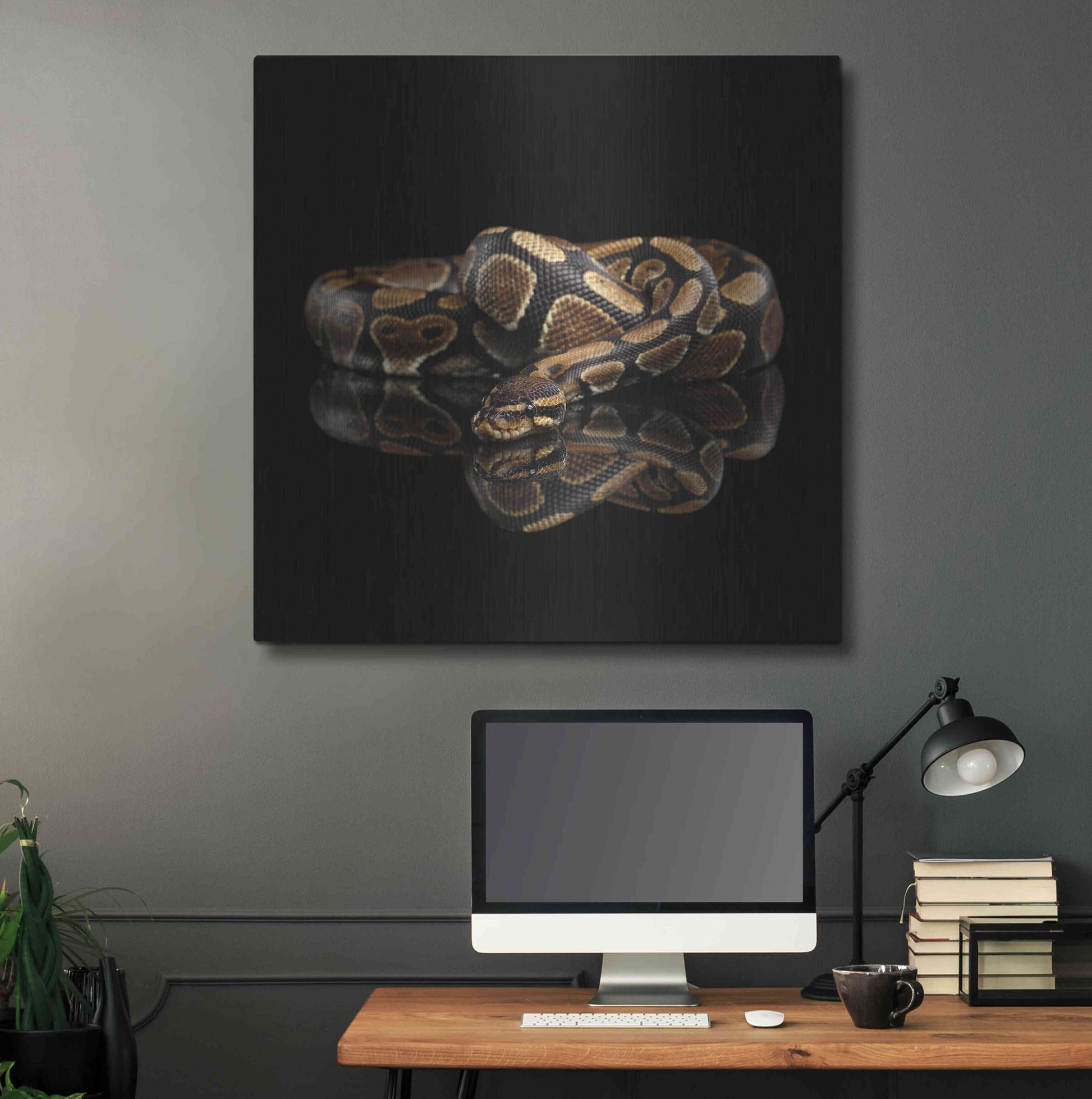 Luxe Metal Art 'Twisted' by Epic Portfolio Metal Wall Art,36x36
