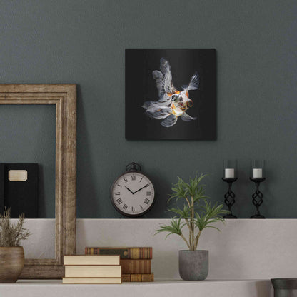 Luxe Metal Art 'You Did What' by Epic Portfolio Metal Wall Art,12x12