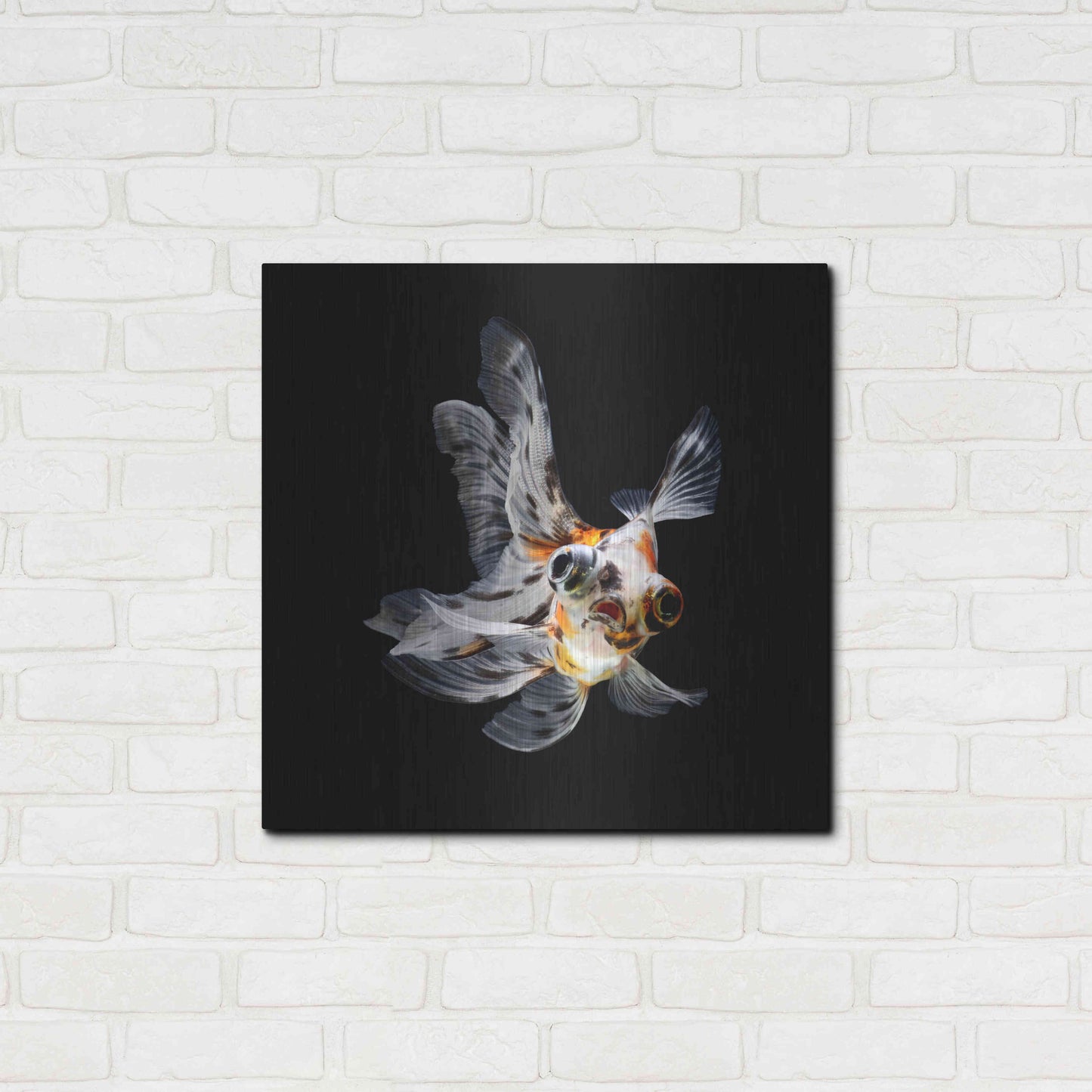 Luxe Metal Art 'You Did What' by Epic Portfolio Metal Wall Art,24x24