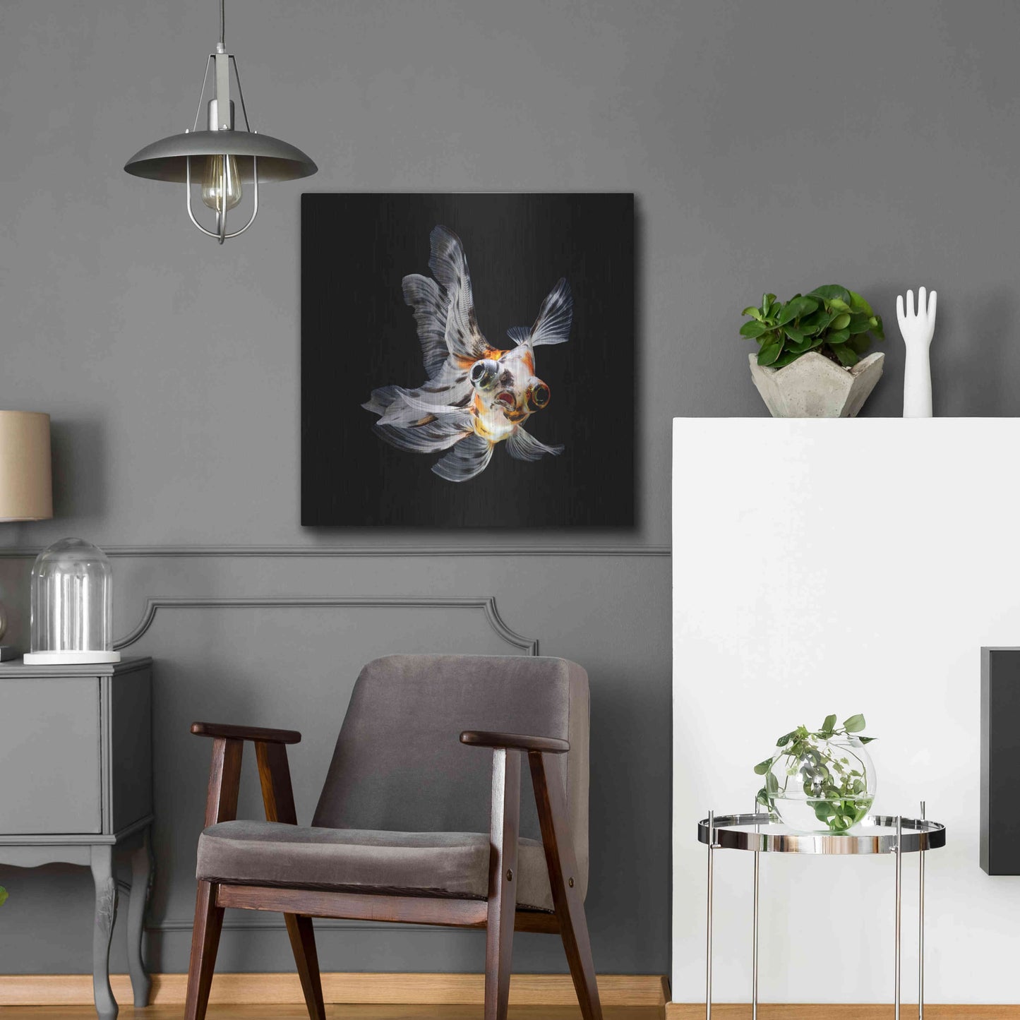 Luxe Metal Art 'You Did What' by Epic Portfolio Metal Wall Art,24x24