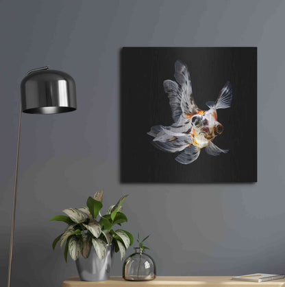 Luxe Metal Art 'You Did What' by Epic Portfolio Metal Wall Art,24x24