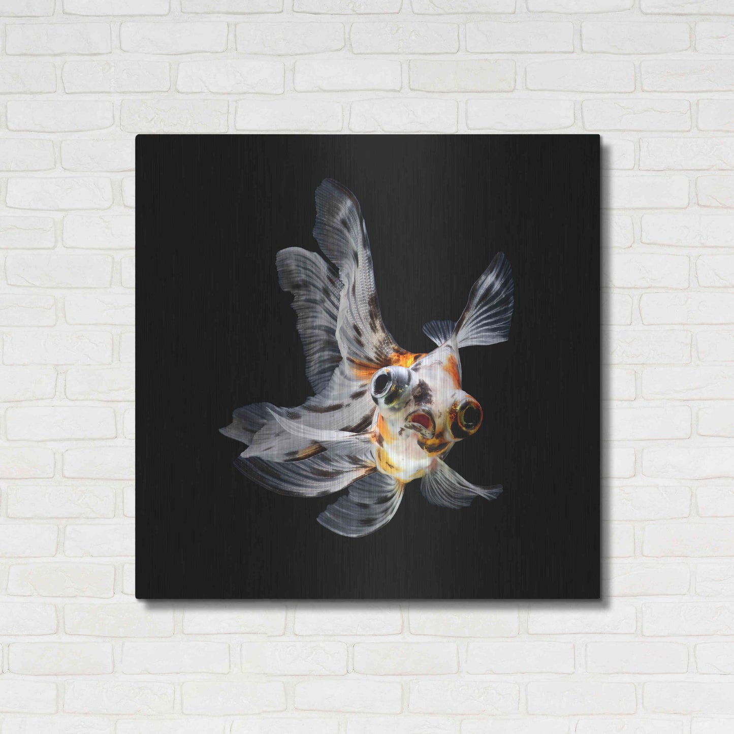 Luxe Metal Art 'You Did What' by Epic Portfolio Metal Wall Art,36x36