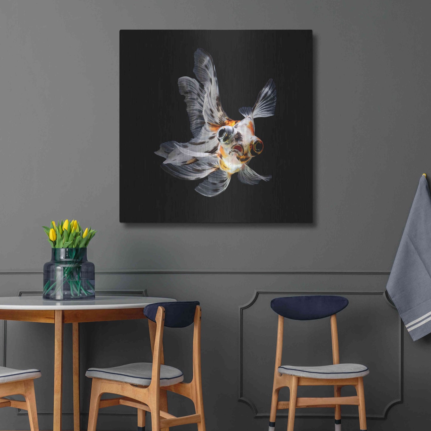 Luxe Metal Art 'You Did What' by Epic Portfolio Metal Wall Art,36x36