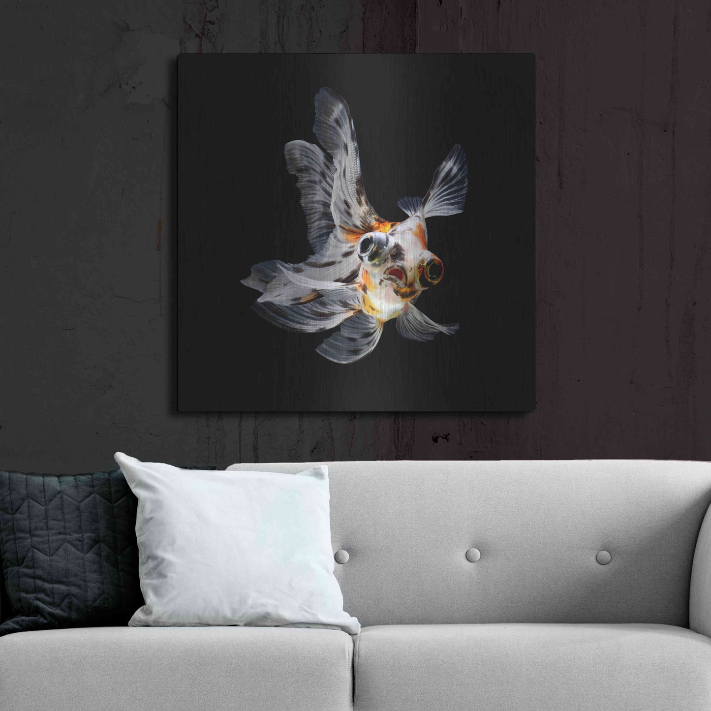 Luxe Metal Art 'You Did What' by Epic Portfolio Metal Wall Art,36x36