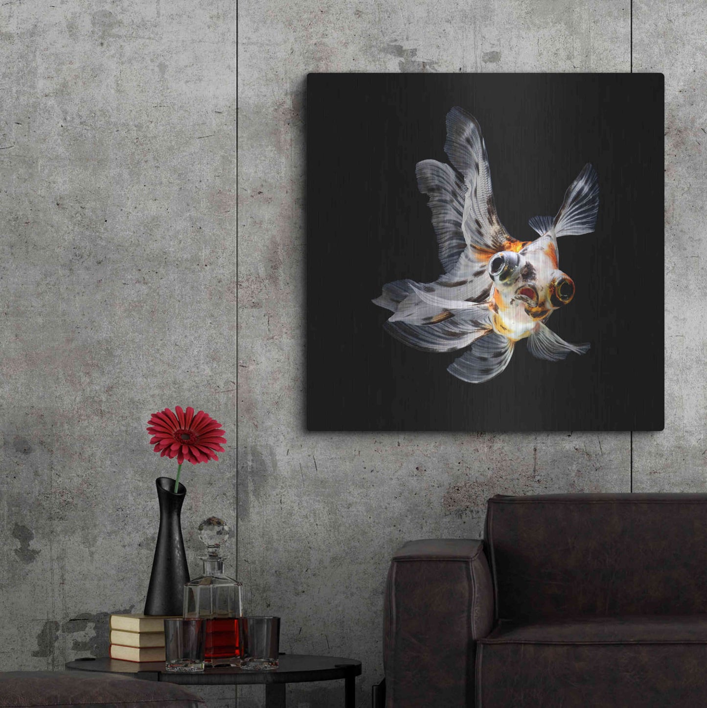 Luxe Metal Art 'You Did What' by Epic Portfolio Metal Wall Art,36x36