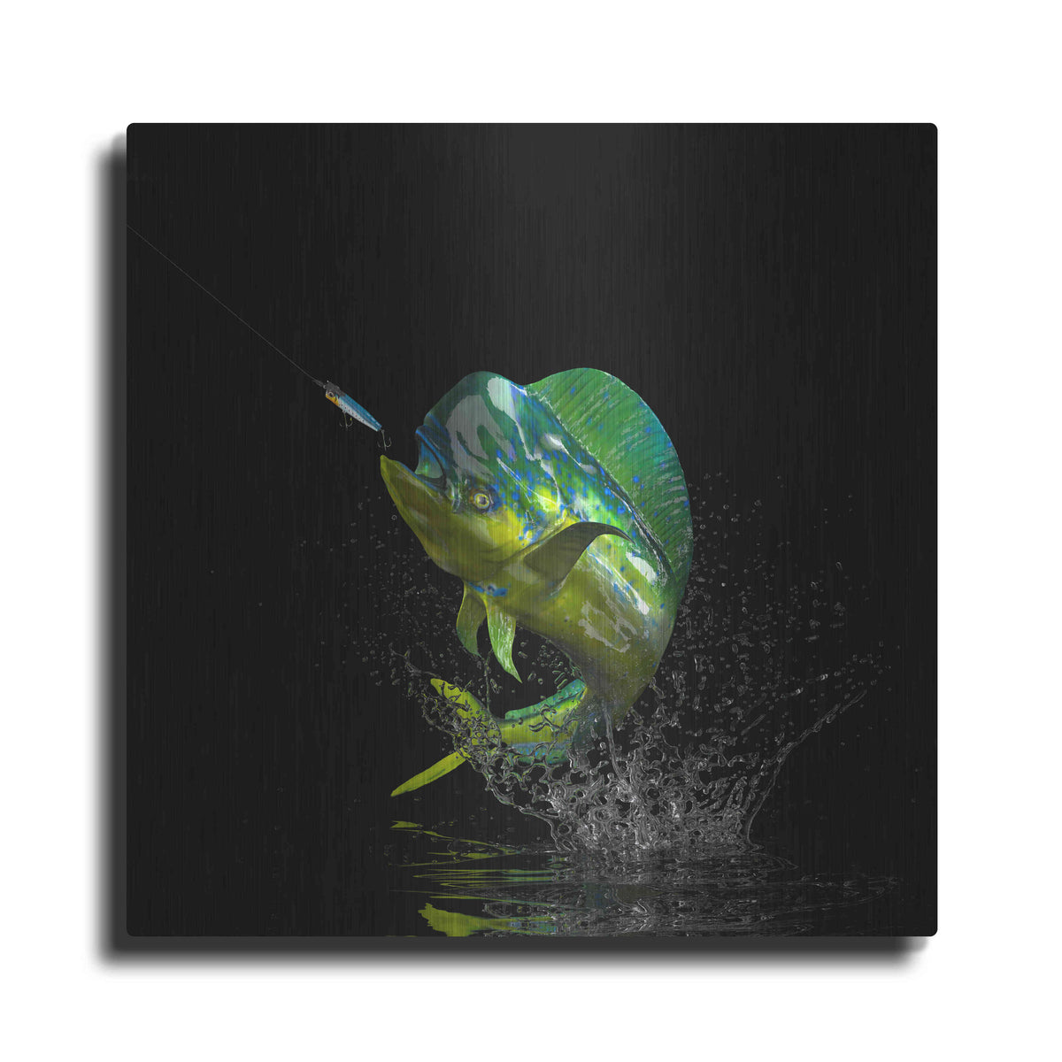Luxe Metal Art 'Fisherman's Dream' by Epic Portfolio, Metal Wall Art
