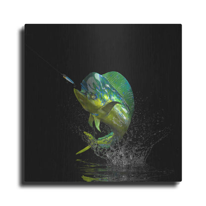 Luxe Metal Art 'Fisherman's Dream' by Epic Portfolio, Metal Wall Art