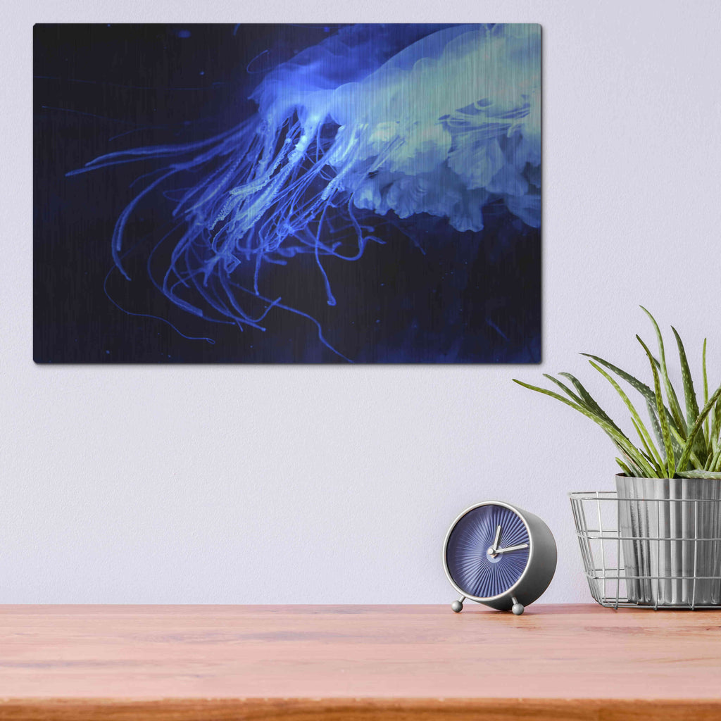 Luxe Metal Art 'Preditor' by Epic Portfolio, Metal Wall Art,16x12