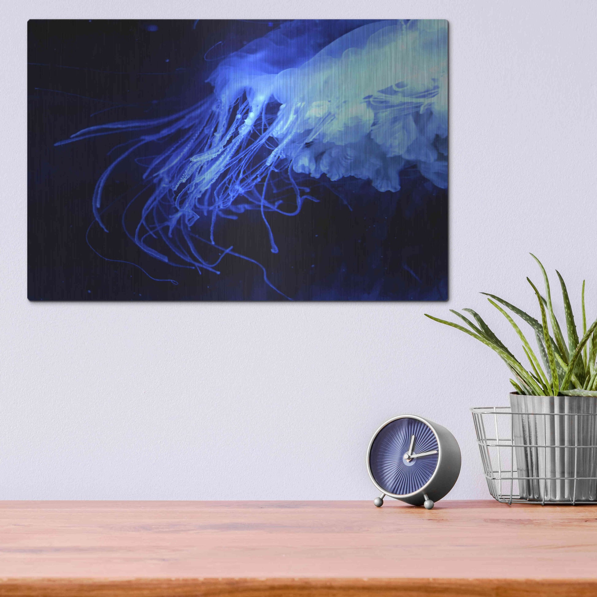 Luxe Metal Art 'Preditor' by Epic Portfolio, Metal Wall Art,16x12