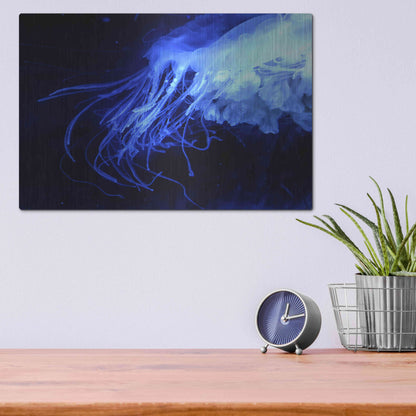 Luxe Metal Art 'Preditor' by Epic Portfolio, Metal Wall Art,16x12