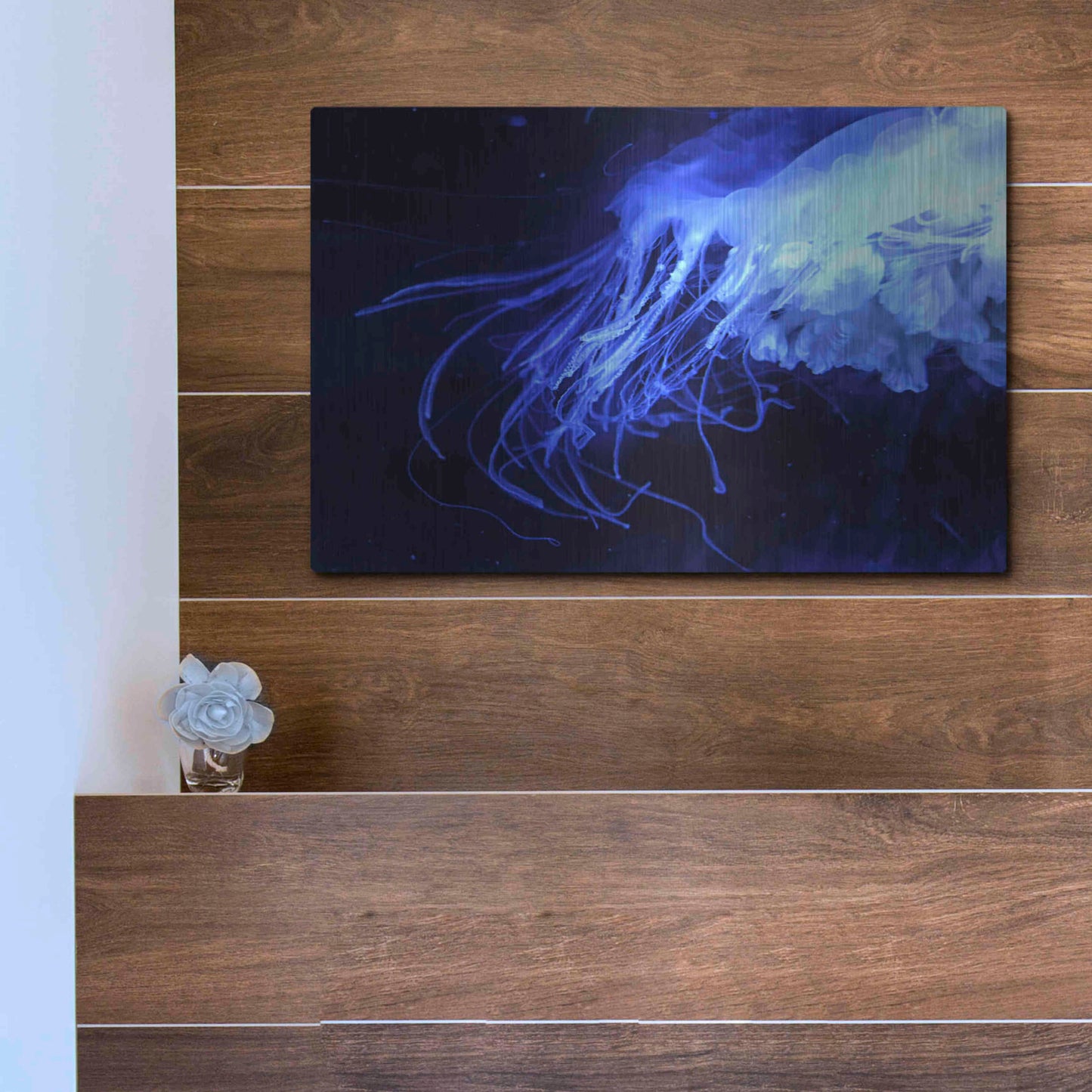 Luxe Metal Art 'Preditor' by Epic Portfolio, Metal Wall Art,16x12