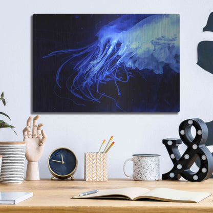 Luxe Metal Art 'Preditor' by Epic Portfolio, Metal Wall Art,16x12