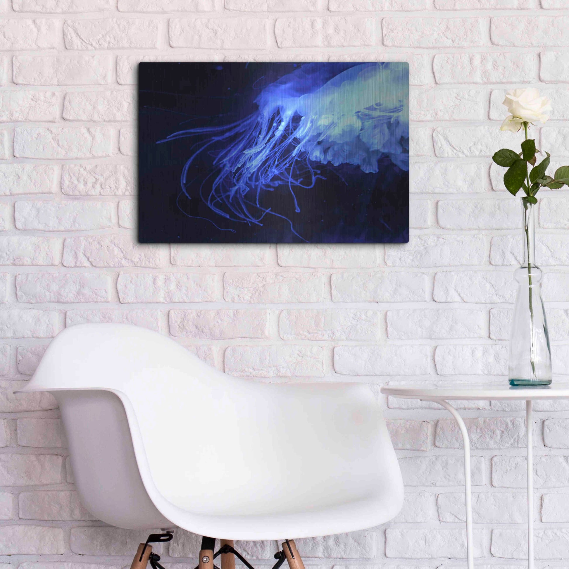 Luxe Metal Art 'Preditor' by Epic Portfolio, Metal Wall Art,24x16