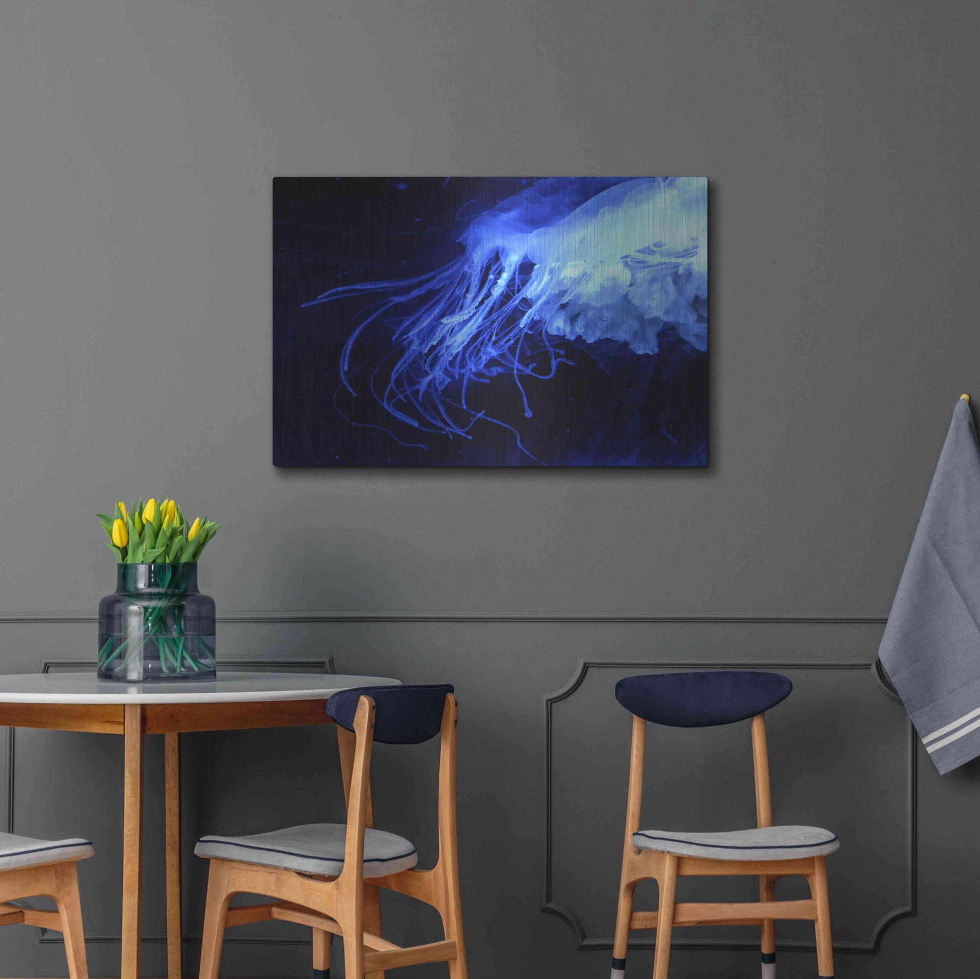 Luxe Metal Art 'Preditor' by Epic Portfolio, Metal Wall Art,36x24