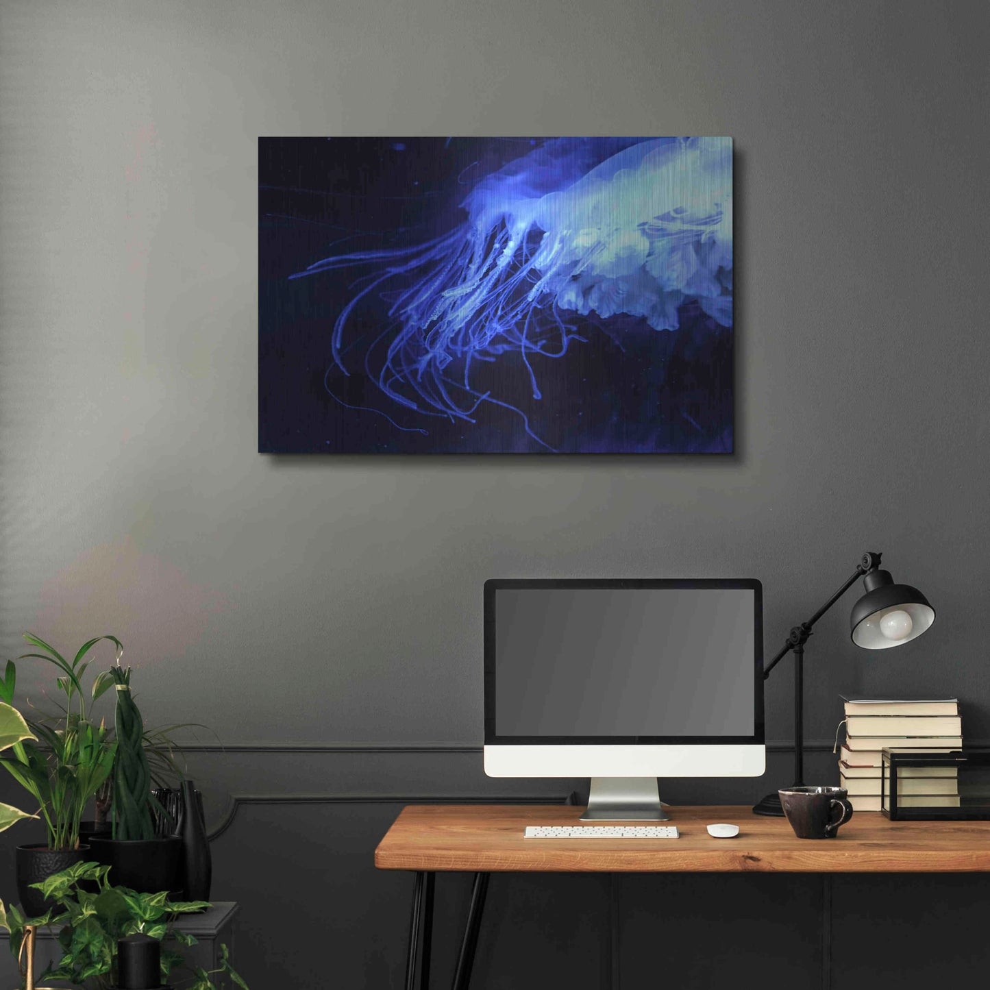 Luxe Metal Art 'Preditor' by Epic Portfolio, Metal Wall Art,36x24