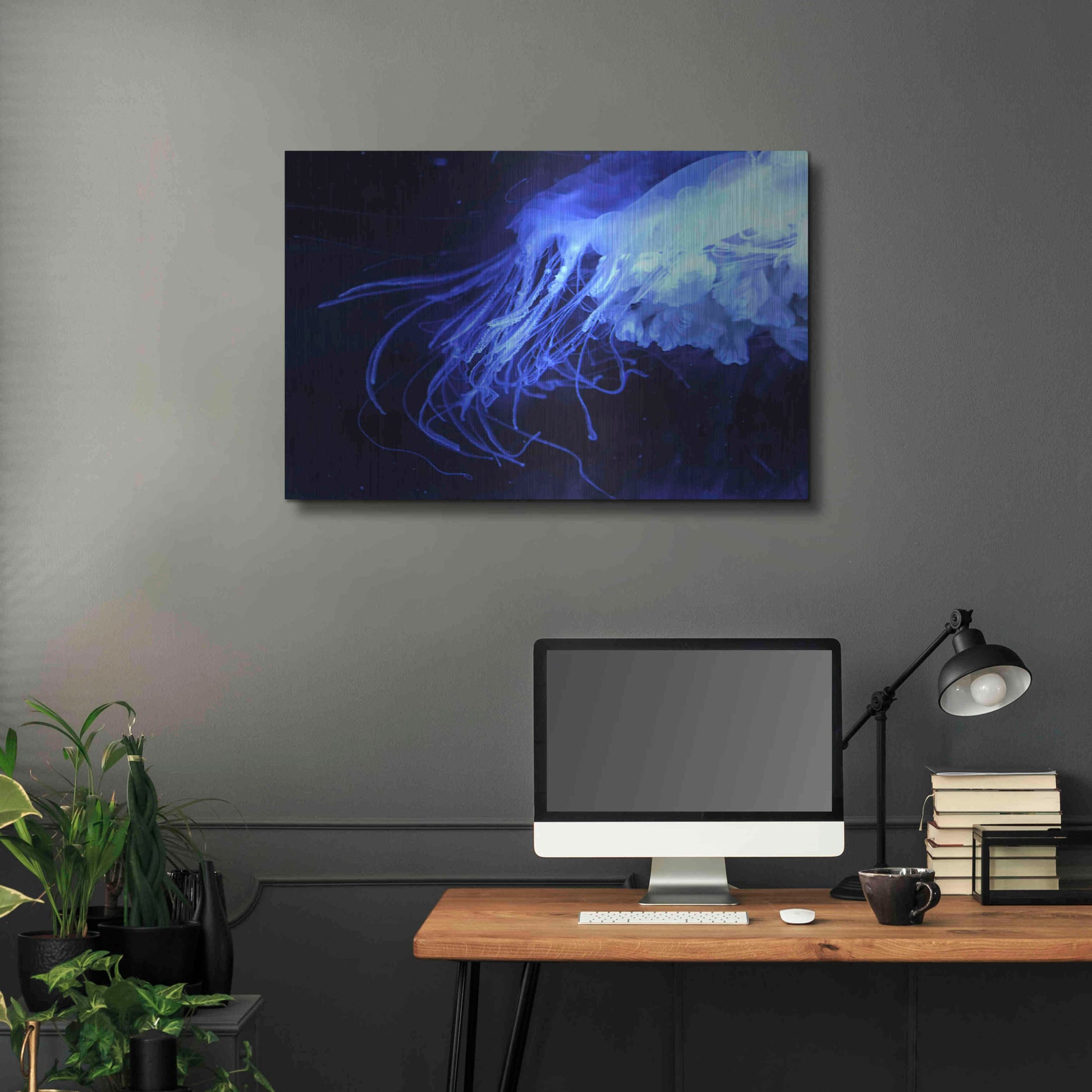 Luxe Metal Art 'Preditor' by Epic Portfolio, Metal Wall Art,36x24