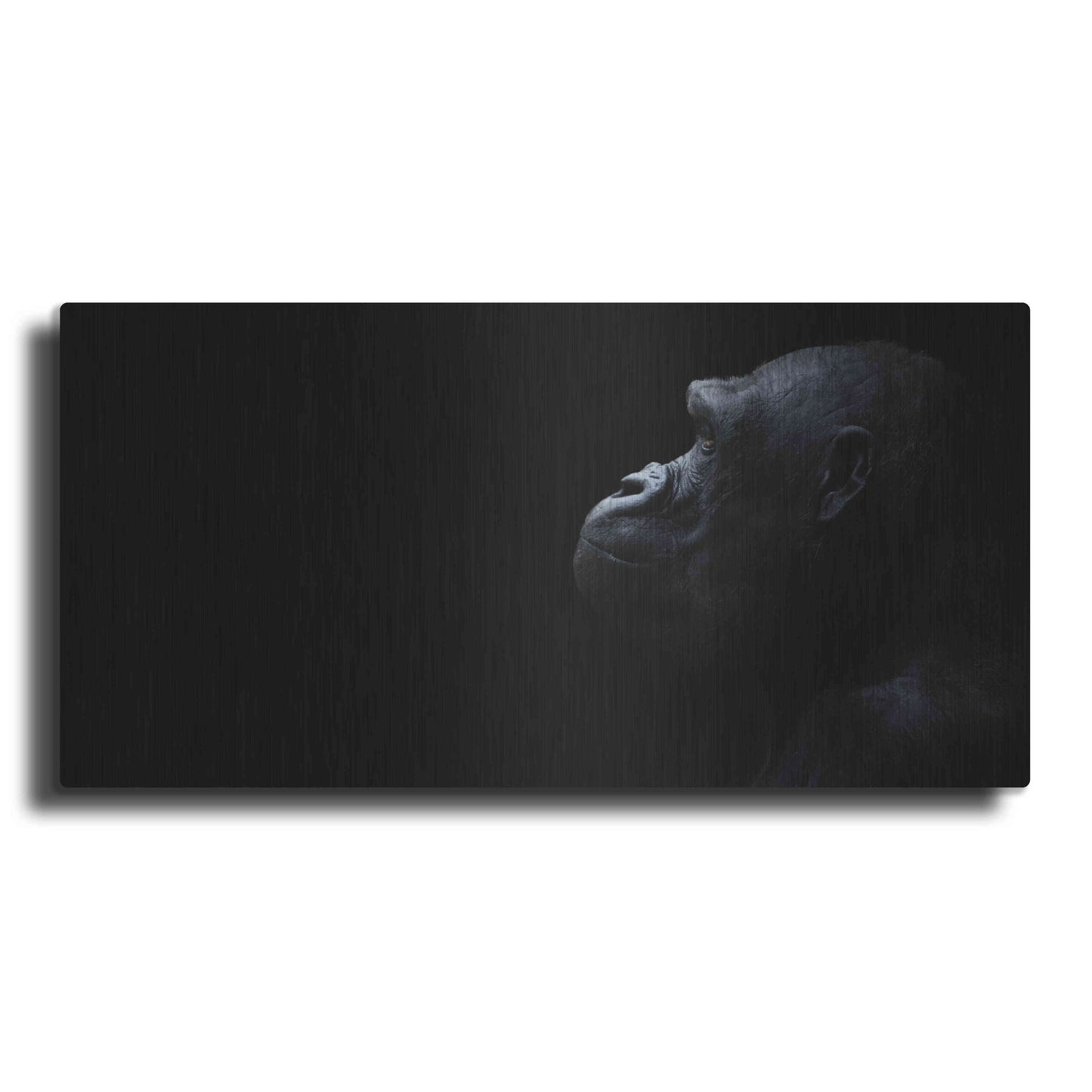 Luxe Metal Art 'Thinking Of Bored Apes' by Epic Portfolio, Metal Wall Art