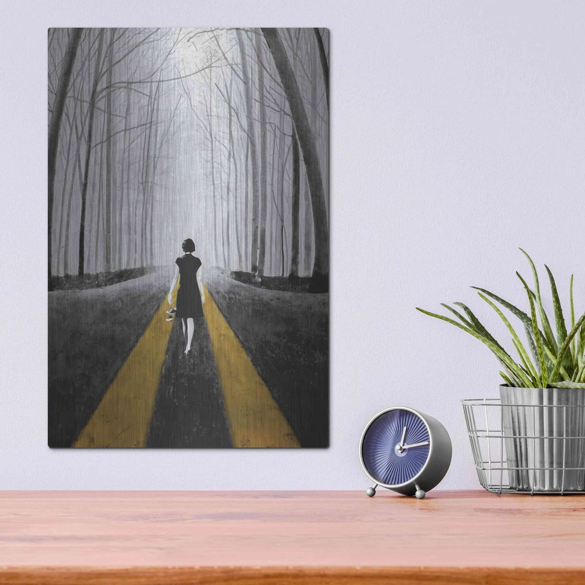 'Into The Blue' by DB Waterman – Metal Wall Art, 12x16 room view
