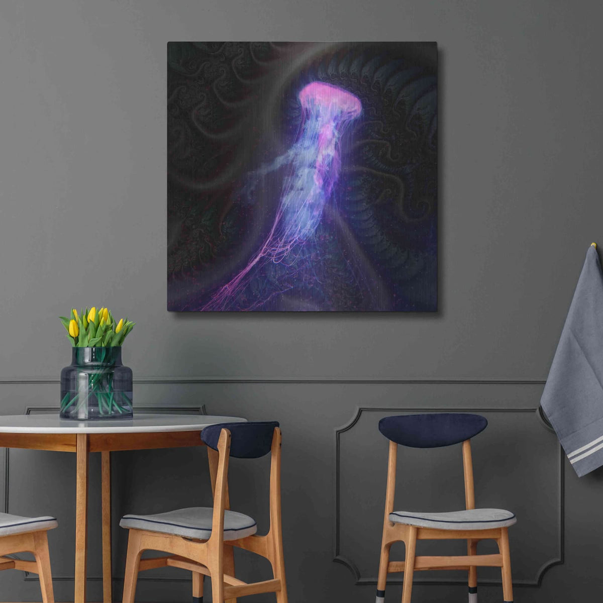 'Gelatinaous, Three' by Steve Hunziker – Metal Wall Art, 36x36 room view