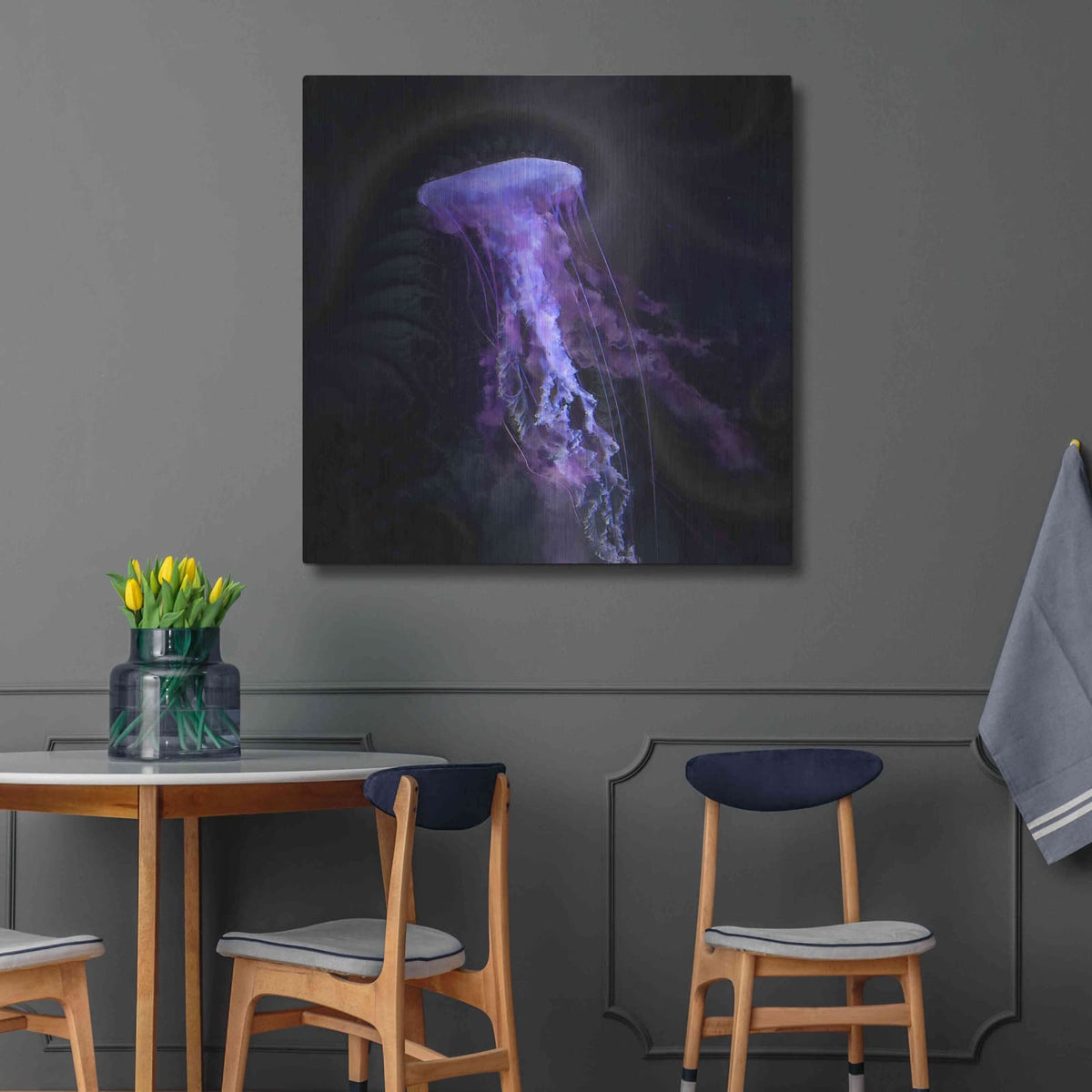'Gelatinaous, Four' by Steve Hunziker – Metal Wall Art, 36x36 room view