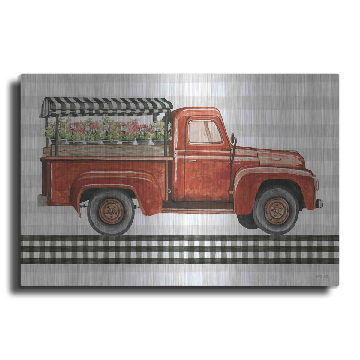'Fresh Flowers for You' by Cindy Jacobs – Metal Wall Art