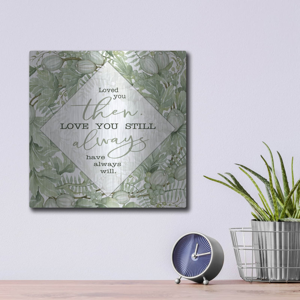 'Love You' by Cindy Jacobs – Metal Wall Art, 12x12 room view