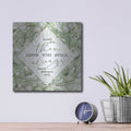 'Love You' by Cindy Jacobs – Metal Wall Art, 12x12 room view