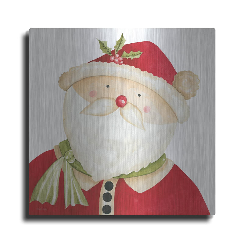 'Mr. Claus' by Cindy Jacobs – Metal Wall Art