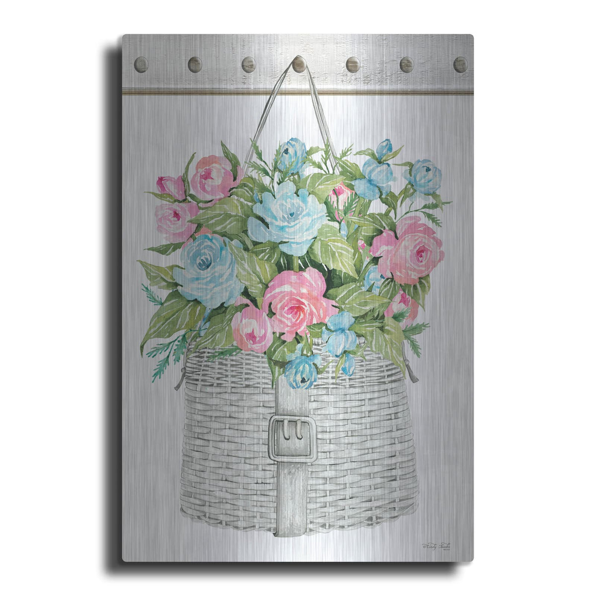 'Floral Pop I' by Cindy Jacobs – Metal Wall Art