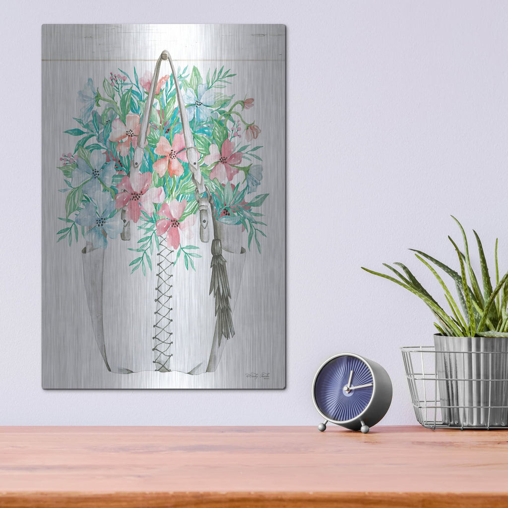 'Floral Pop II' by Cindy Jacobs – Metal Wall Art, 12x16 room view
