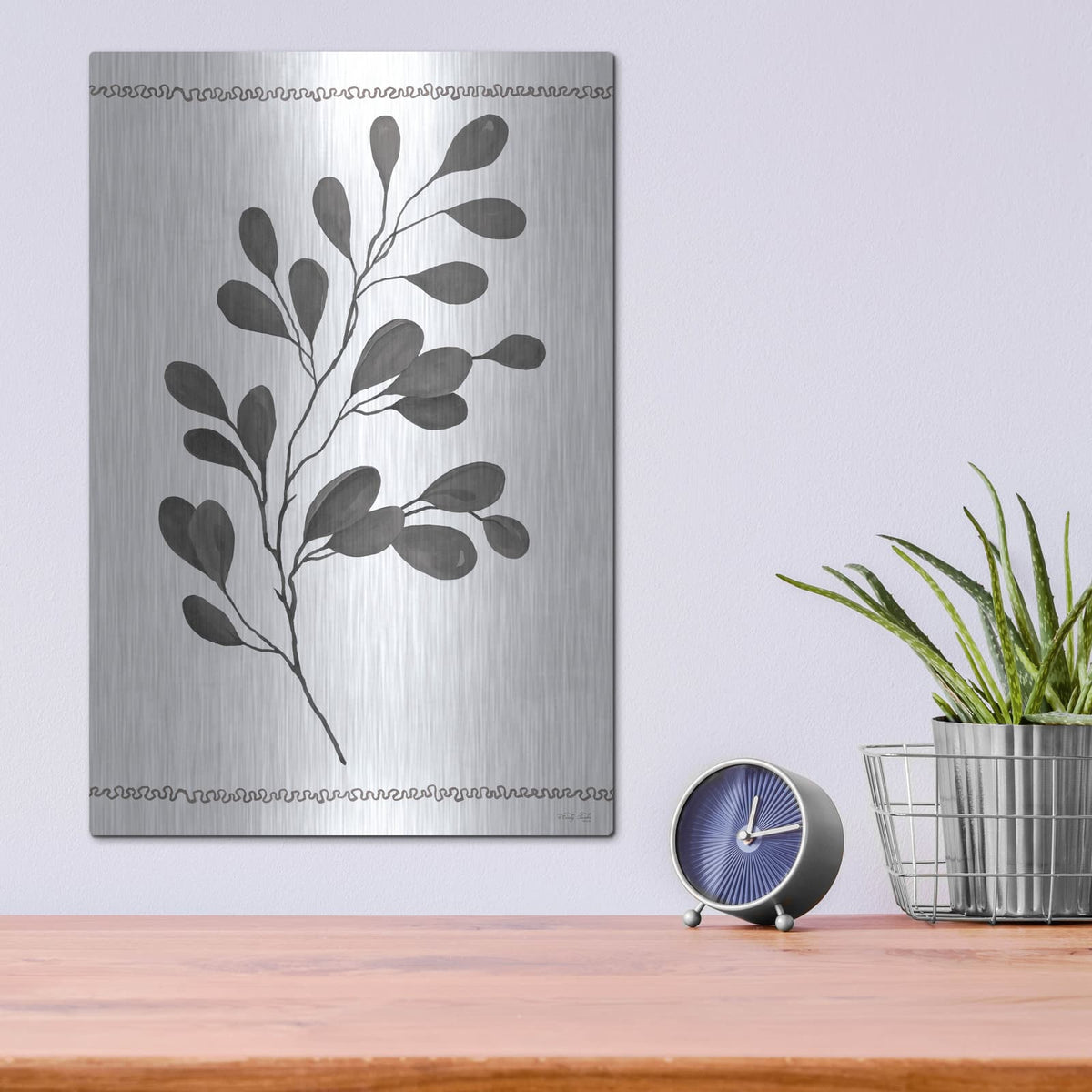 'Leaf Collection I' by Cindy Jacobs – Metal Wall Art, 12x16 room view