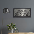 'Patterned Grill II' by Cindy Jacobs – Metal Wall Art, 24x12 room view