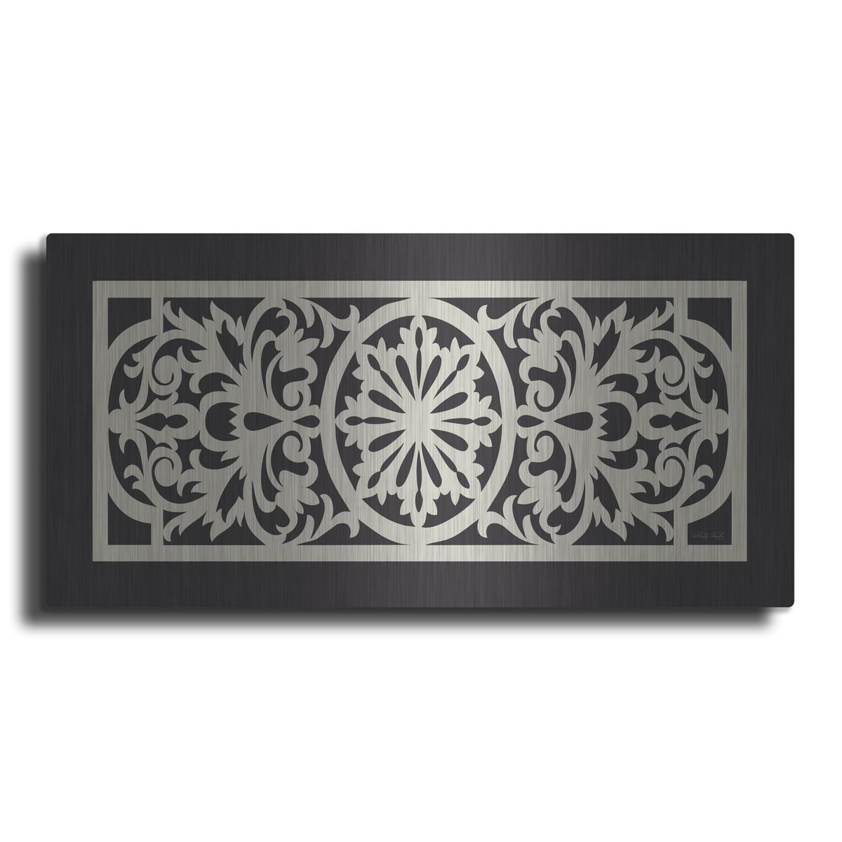 'Patterned Grill II' by Cindy Jacobs – Metal Wall Art