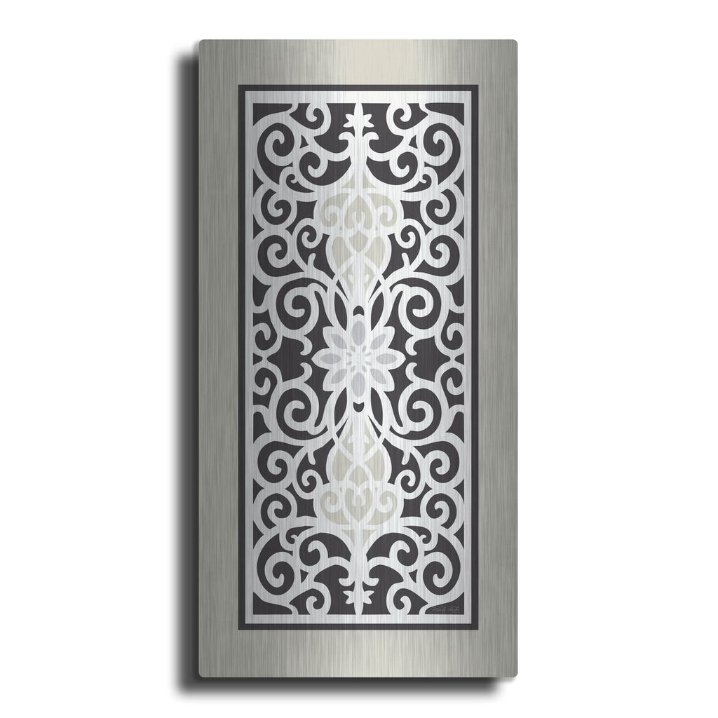 'Patterned Grill III' by Cindy Jacobs – Metal Wall Art