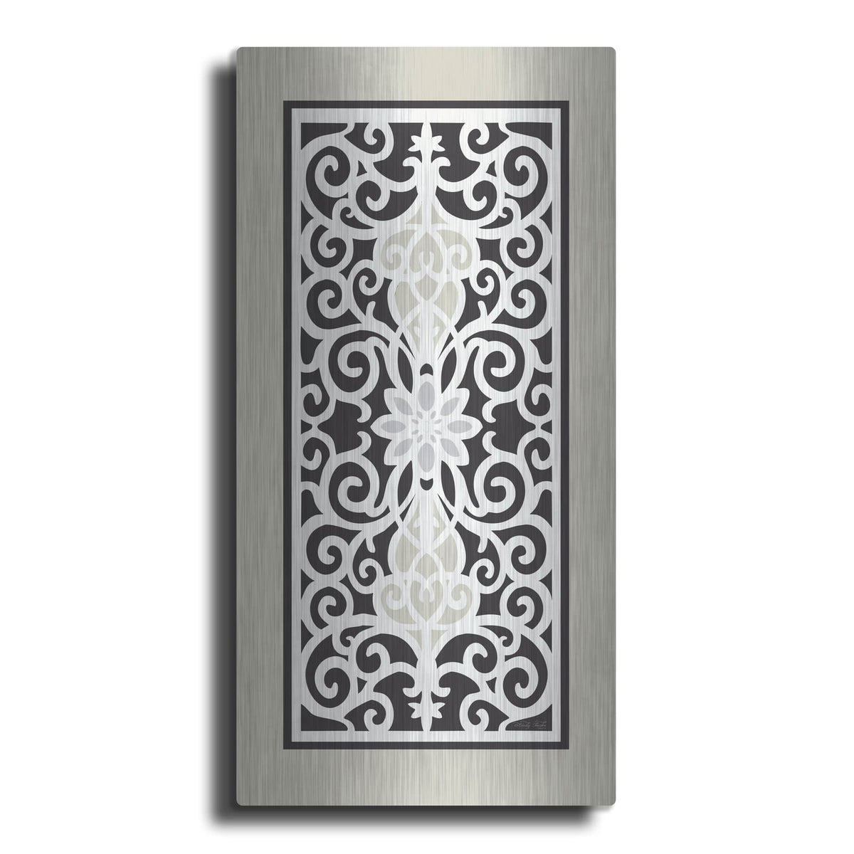 'Patterned Grill III' by Cindy Jacobs – Metal Wall Art